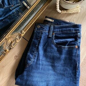 levi's women's ribcage straight ankle